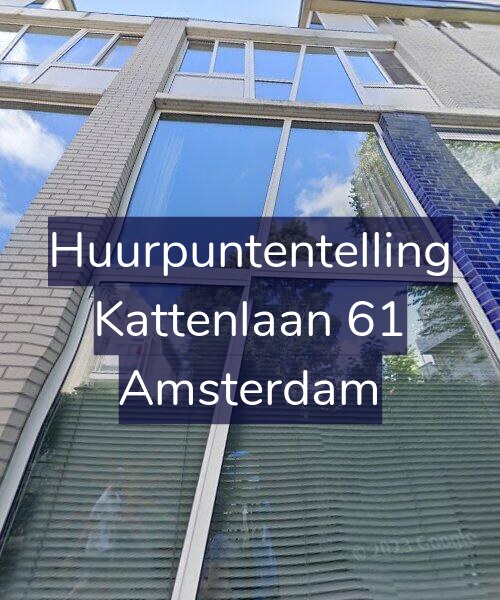 Foto gevel Huurpuntentelling voor Kattenlaan 61, Amsterdam