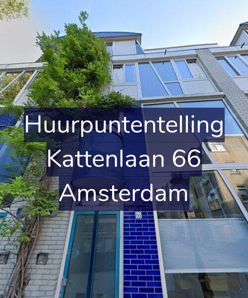 Foto gevel Huurpuntentelling voor Kattenlaan 66, Amsterdam