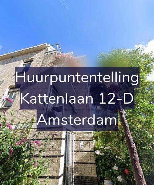 Foto gevel Huurpuntentelling voor Kattenlaan 12-D, Amsterdam