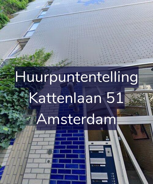 Foto gevel Huurpuntentelling voor Kattenlaan 51, Amsterdam