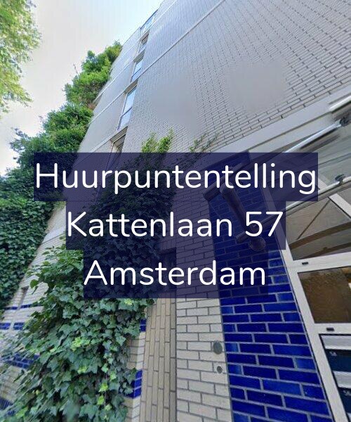 Foto gevel Huurpuntentelling voor Kattenlaan 57, Amsterdam