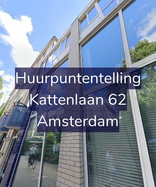 Foto gevel Huurpuntentelling voor Kattenlaan 62, Amsterdam