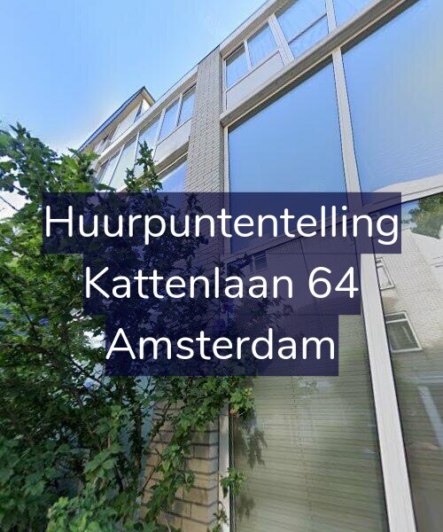 Foto gevel Huurpuntentelling voor Kattenlaan 64, Amsterdam
