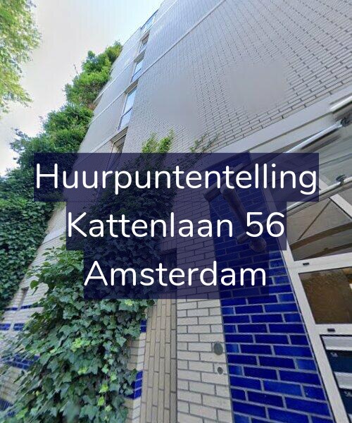 Foto gevel Huurpuntentelling voor Kattenlaan 56, Amsterdam