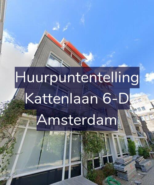 Foto gevel Huurpuntentelling voor Kattenlaan 6-D, Amsterdam