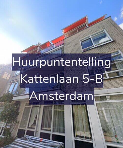 Foto gevel Huurpuntentelling voor Kattenlaan 5-B, Amsterdam