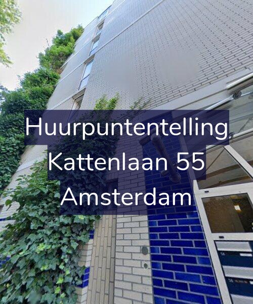 Foto gevel Huurpuntentelling voor Kattenlaan 55, Amsterdam
