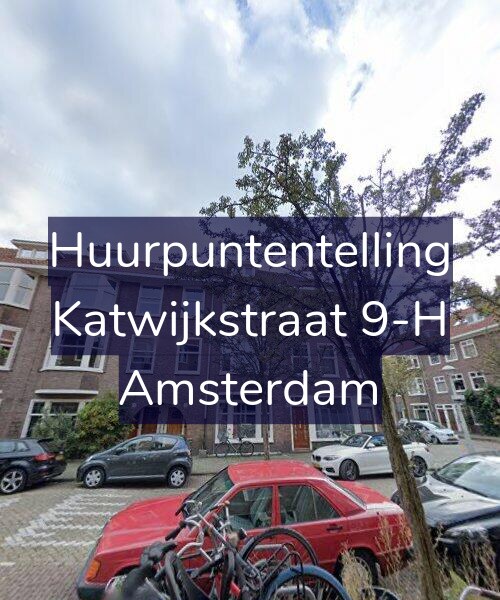 Foto gevel Huurpuntentelling voor Katwijkstraat 9-H, Amsterdam