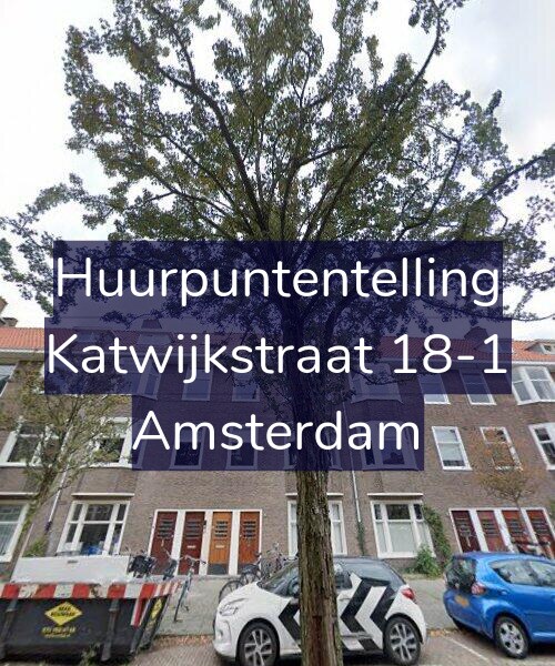 Foto gevel Huurpuntentelling voor Katwijkstraat 18-1, Amsterdam