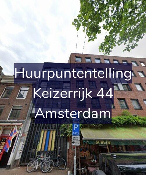 Foto gevel Huurpuntentelling voor Keizerrijk 44, Amsterdam