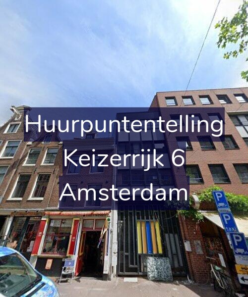 Foto gevel Huurpuntentelling voor Keizerrijk 6, Amsterdam