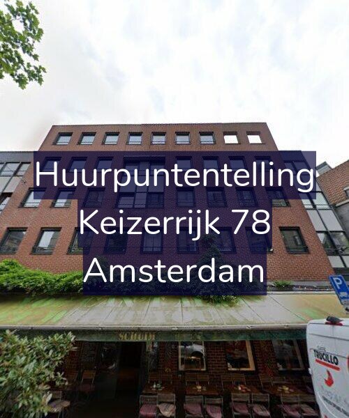 Foto gevel Huurpuntentelling voor Keizerrijk 78, Amsterdam