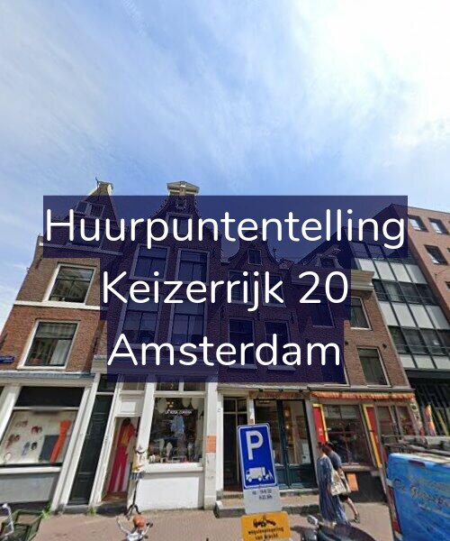 Foto gevel Huurpuntentelling voor Keizerrijk 20, Amsterdam