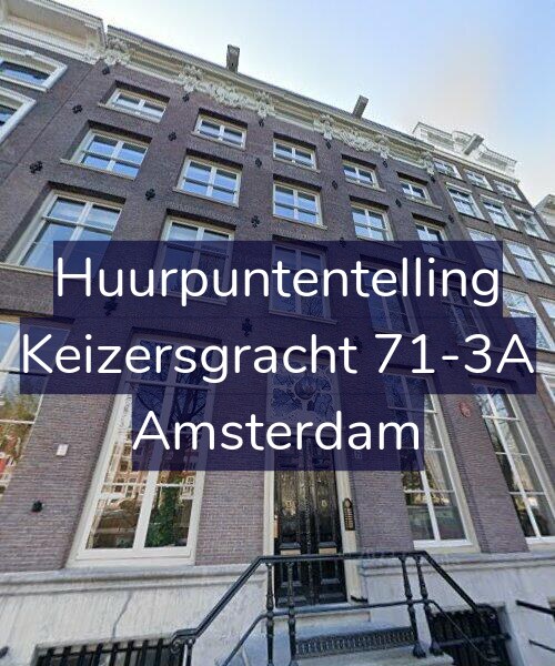 Foto gevel Huurpuntentelling voor Keizersgracht 71-3A, Amsterdam