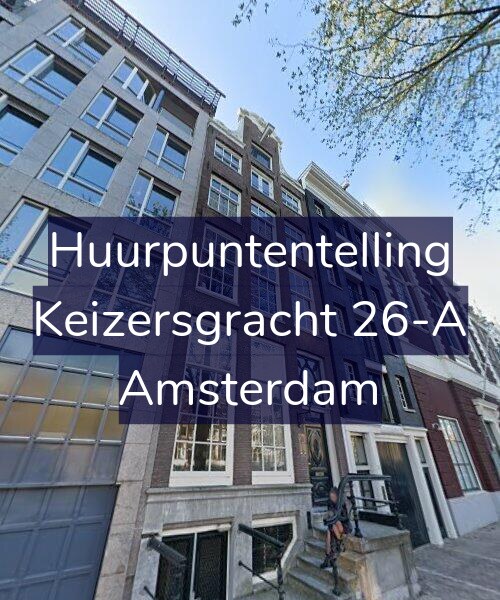 Foto gevel Huurpuntentelling voor Keizersgracht 26-A, Amsterdam