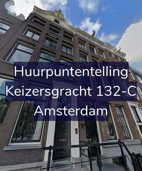 Foto gevel Huurpuntentelling voor Keizersgracht 132-C, Amsterdam