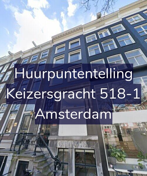 Foto gevel Huurpuntentelling voor Keizersgracht 518-1, Amsterdam