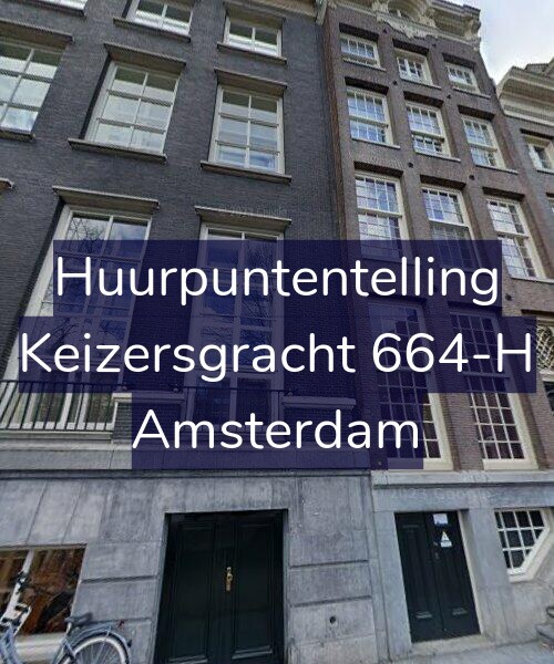 Foto gevel Huurpuntentelling voor Keizersgracht 664-H, Amsterdam