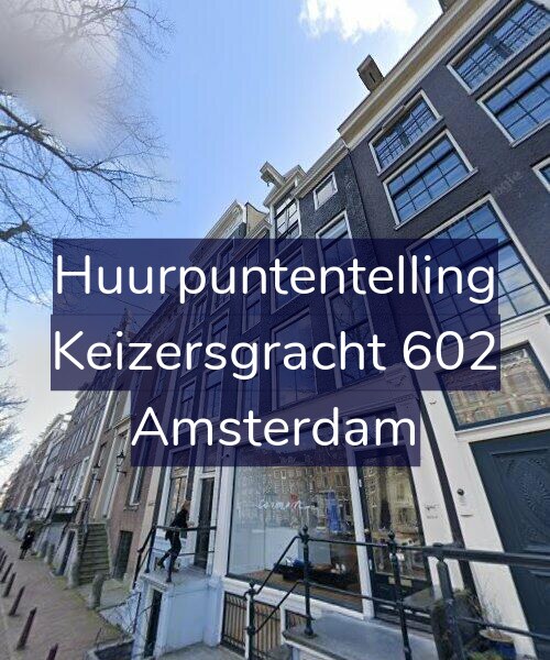 Foto gevel Huurpuntentelling voor Keizersgracht 602, Amsterdam