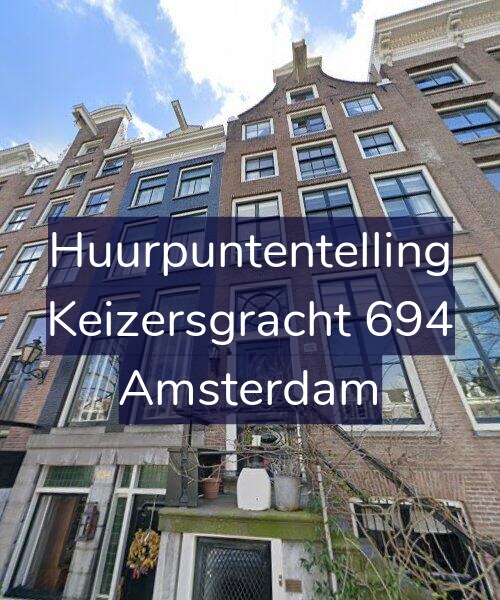 Foto gevel Huurpuntentelling voor Keizersgracht 694, Amsterdam