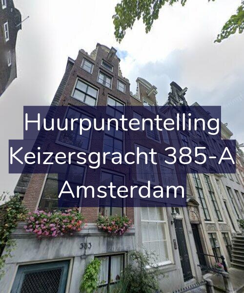 Foto gevel Huurpuntentelling voor Keizersgracht 385-A, Amsterdam