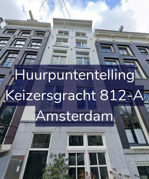 Foto gevel Huurpuntentelling voor Keizersgracht 812-A, Amsterdam