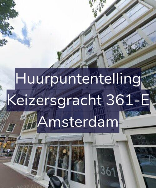 Foto gevel Huurpuntentelling voor Keizersgracht 361-E, Amsterdam