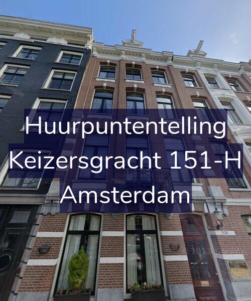 Foto gevel Huurpuntentelling voor Keizersgracht 151-H, Amsterdam