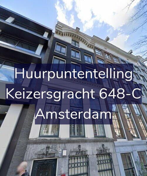 Foto gevel Huurpuntentelling voor Keizersgracht 648-C, Amsterdam