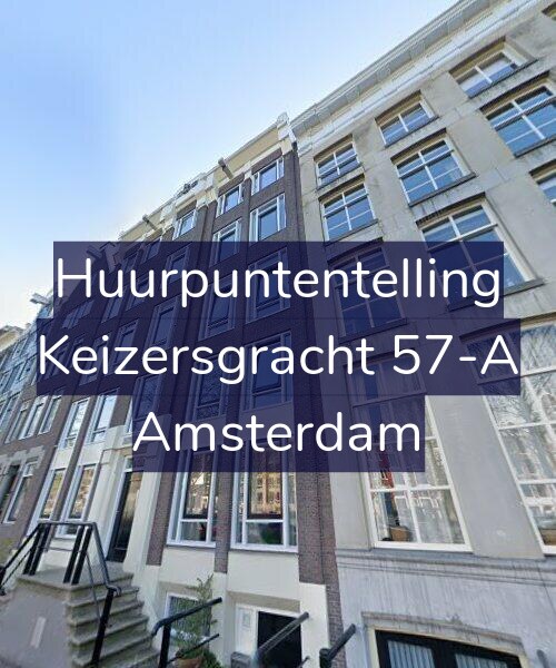 Foto gevel Huurpuntentelling voor Keizersgracht 57-A, Amsterdam