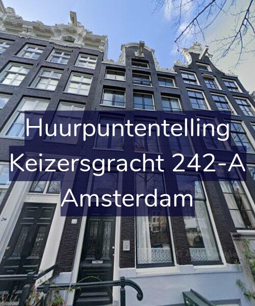 Foto gevel Huurpuntentelling voor Keizersgracht 242-A, Amsterdam