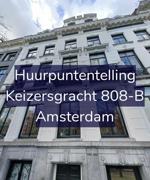 Foto gevel Huurpuntentelling voor Keizersgracht 808-B, Amsterdam
