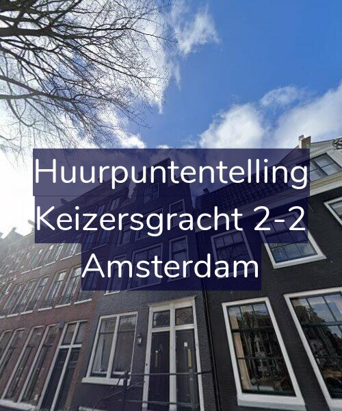 Foto gevel Huurpuntentelling voor Keizersgracht 2-2, Amsterdam
