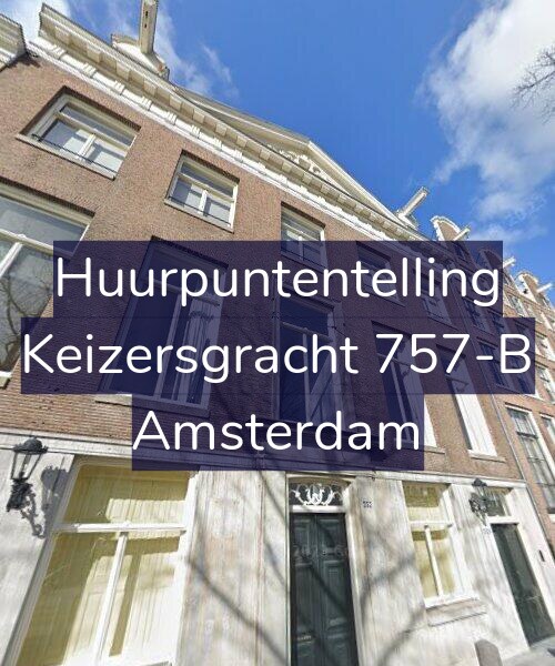 Foto gevel Huurpuntentelling voor Keizersgracht 757-B, Amsterdam
