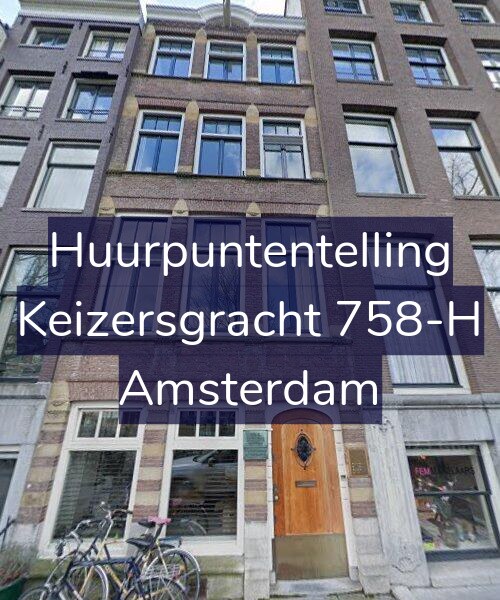 Foto gevel Huurpuntentelling voor Keizersgracht 758-H, Amsterdam