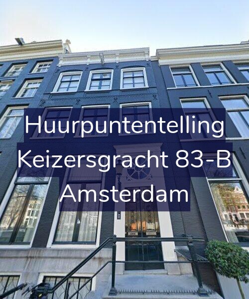 Foto gevel Huurpuntentelling voor Keizersgracht 83-B, Amsterdam