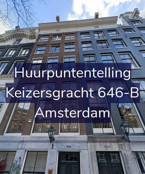 Foto gevel Huurpuntentelling voor Keizersgracht 646-B, Amsterdam