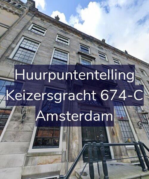 Foto gevel Huurpuntentelling voor Keizersgracht 674-C, Amsterdam