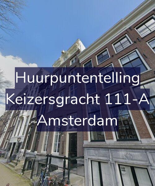Foto gevel Huurpuntentelling voor Keizersgracht 111-A, Amsterdam