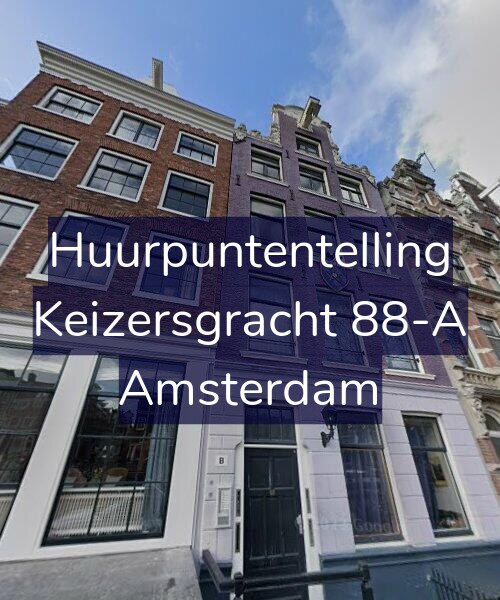Foto gevel Huurpuntentelling voor Keizersgracht 88-A, Amsterdam
