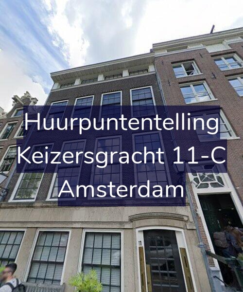 Foto gevel Huurpuntentelling voor Keizersgracht 11-C, Amsterdam
