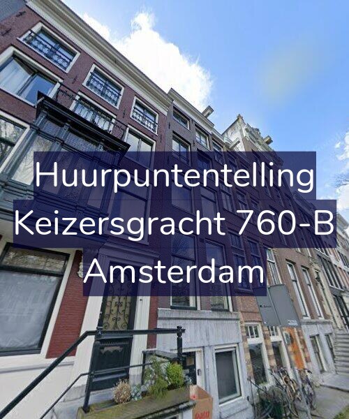 Foto gevel Huurpuntentelling voor Keizersgracht 760-B, Amsterdam