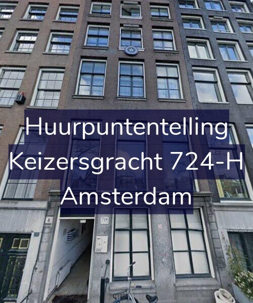 Foto gevel Huurpuntentelling voor Keizersgracht 724-H, Amsterdam