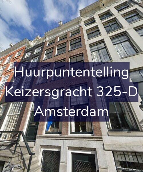 Foto gevel Huurpuntentelling voor Keizersgracht 325-D, Amsterdam