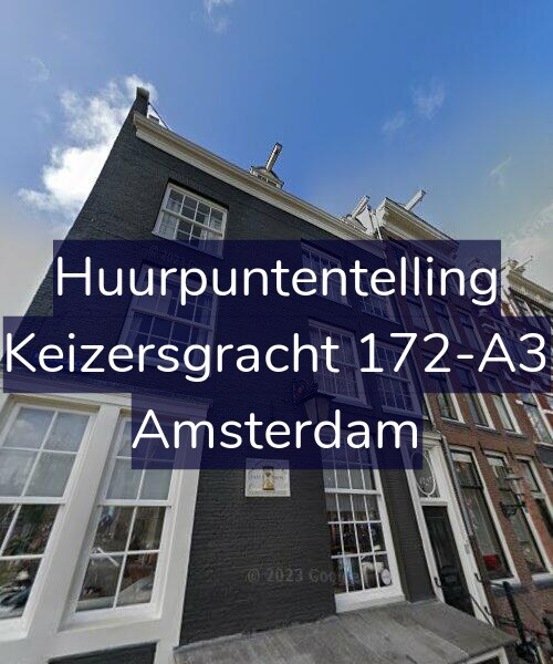 Foto gevel Huurpuntentelling voor Keizersgracht 172-A3, Amsterdam