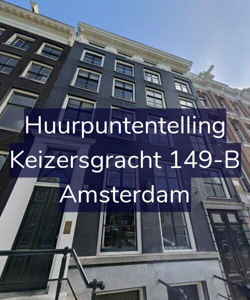 Foto gevel Huurpuntentelling voor Keizersgracht 149-B, Amsterdam
