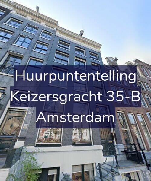 Foto gevel Huurpuntentelling voor Keizersgracht 35-B, Amsterdam