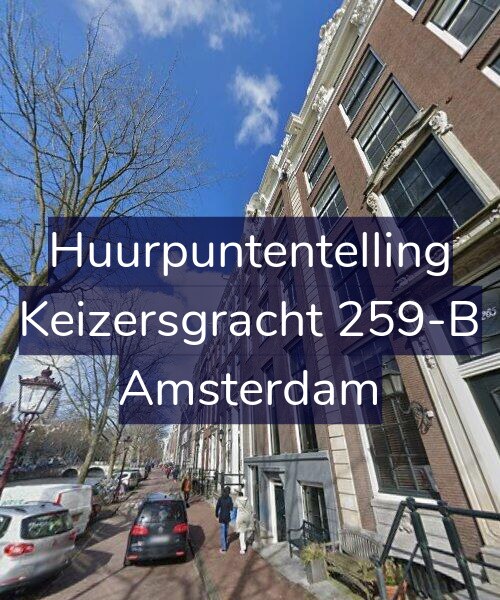 Foto gevel Huurpuntentelling voor Keizersgracht 259-B, Amsterdam