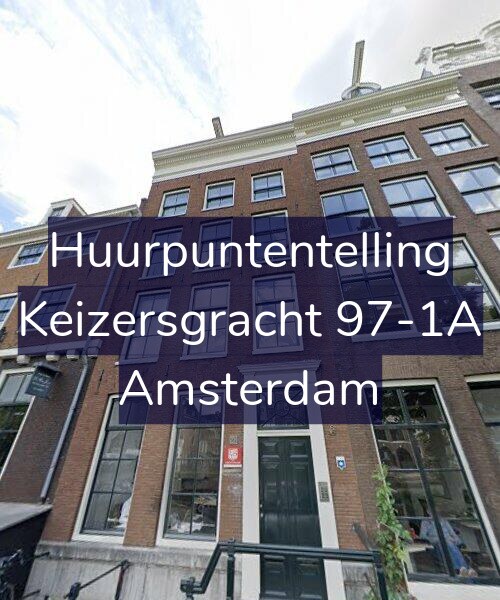 Foto gevel Huurpuntentelling voor Keizersgracht 97-1A, Amsterdam