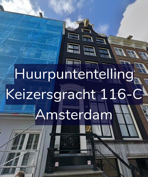 Foto gevel Huurpuntentelling voor Keizersgracht 116-C, Amsterdam